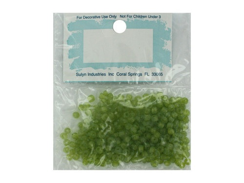 Lime Green Beads - Case of 100