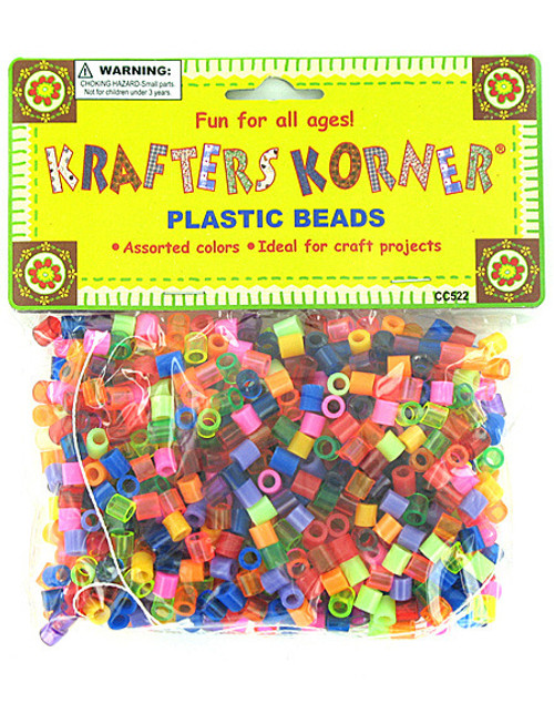 Huge assortment of plastic beads - Case of 48