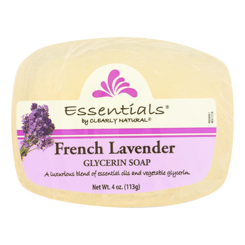 Clearly Natural Glycerin Bar Soap - French Lavender - 4 oz