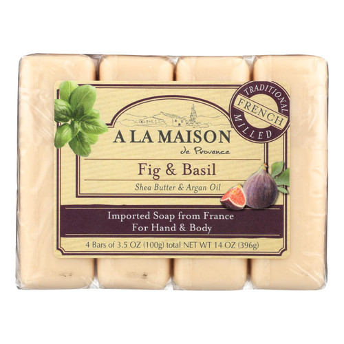 A La Maison - Bar Soap - Fig and Basil - 4/3.5 Oz