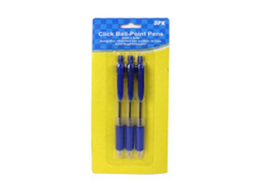 Ballpoint pens pack of 3 - Case of 48