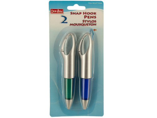 2 pack pens with snap hook - Case of 72