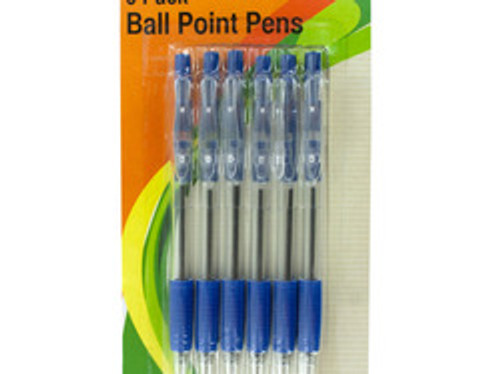 Blue Medium Ball Point Pens Set - Case of 36