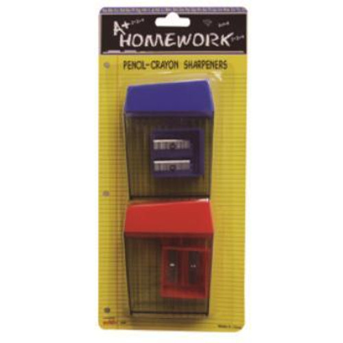 Pencil and Crayon Sharpeners - 4 pack