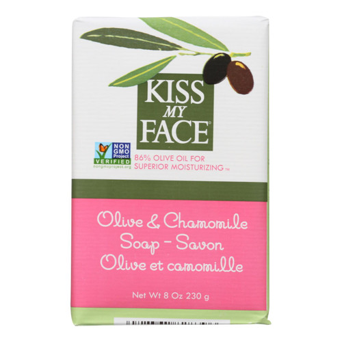 Kiss My Face Bar Soap Olive and Chamomile - 8 oz