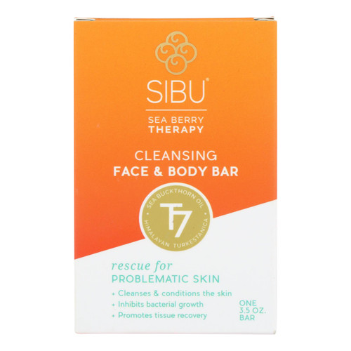 Sibu Cleansing and Detoxifying Facial Bar Soap - 3.5 oz