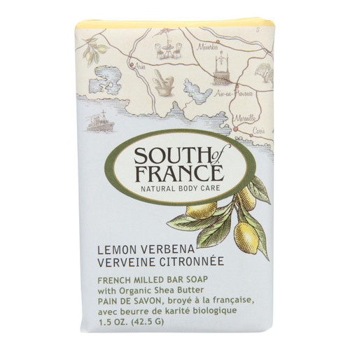 South Of France Bar Soap - Lemon Verbena - Travel - 1.5 oz - case of 12