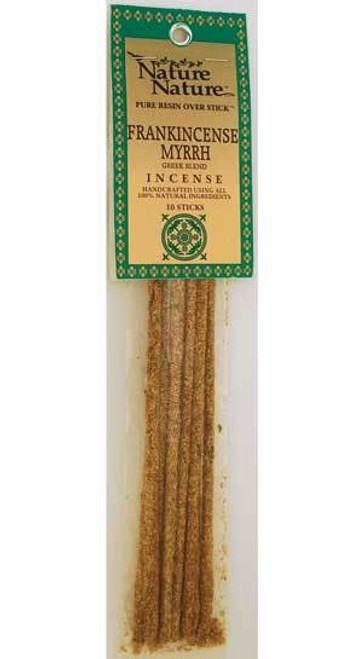 Frankincense/Myrrh Greek Blend Nature Nature Stick 10 Pack
