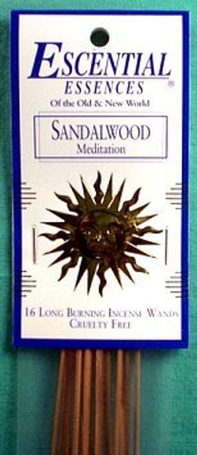 Sandalwood Escential Essences Incense Sticks 16 Pack