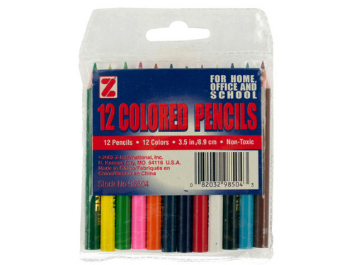 12 pack 35 inch colored pencils - Case of 48