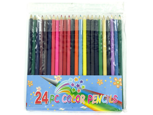 Colored pencils 24 pack - Case of 48