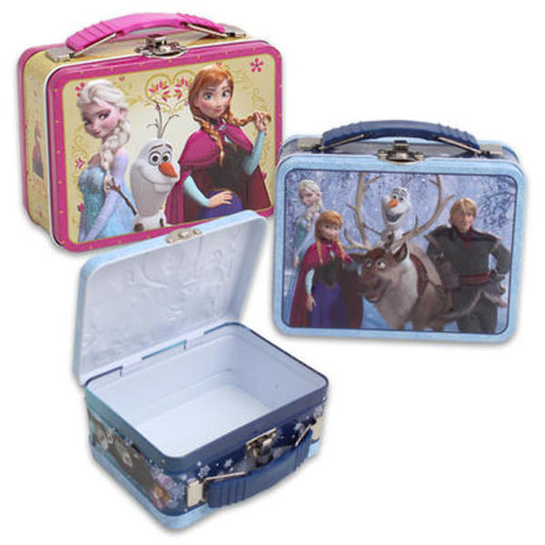Disney Frozen Embossed Tin Tote Box