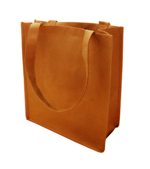 100G Non-Woven Recycled Shopping Tote - Orange