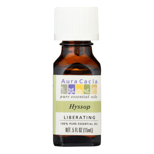 Aura Cacia - 100% Pure Essential Oil Hyssop Liberating - .5 oz