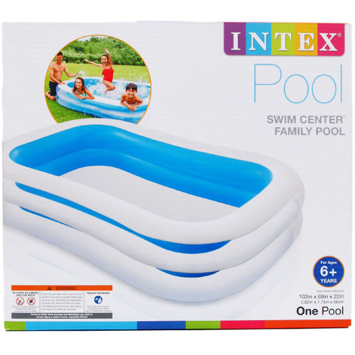 103"x69" Infltable Swim Center Family Pool