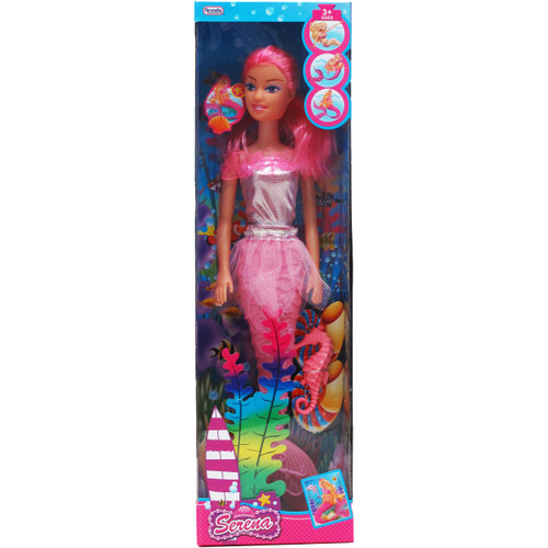 16.5" Assorted Color Mermaid Doll Play Set