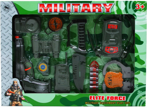 12-Piece Assorted Style Toy Military Force Set