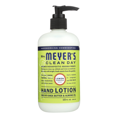 Mrs. Meyer's Clean Day - Hand Lotion - Lemon Verbena - Case of 6 - 12 fl oz