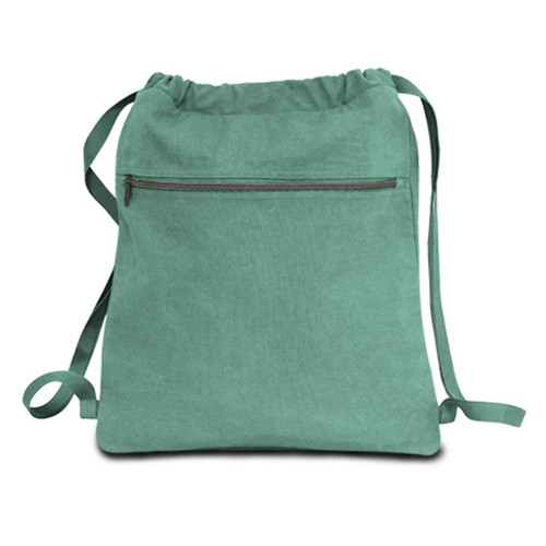 14" Classic Dyed Canvas Drawstring Backpack - Seafoam Green