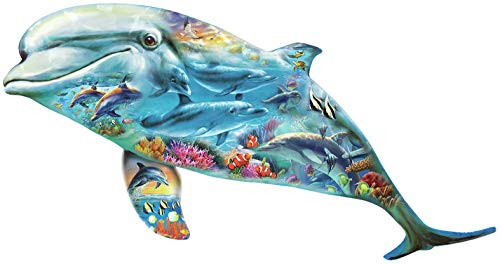 Shaped Puzzle 500 Dolphin Ocean