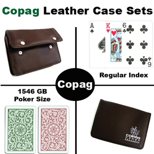 1546 GB Poker Regular Leather Case