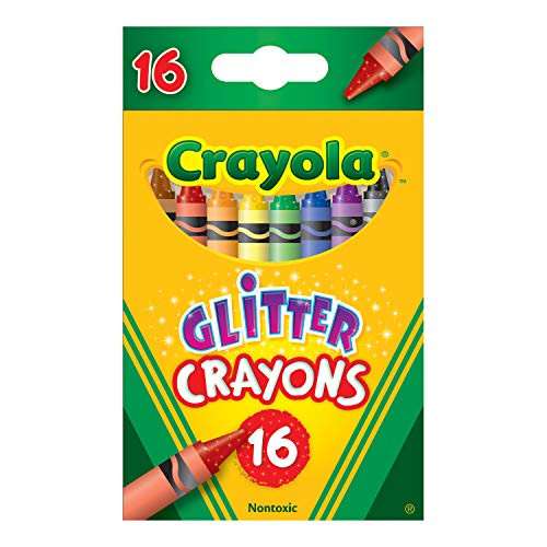 Crayola Glitter Crayons Regular Size 16 Count