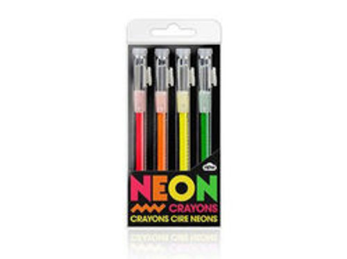 Neon Crayons 4 Pack - Case of 48