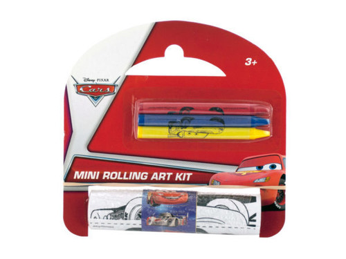 Assorted Licensed Mini Rolling Art Kit with Crayons - Case of 48