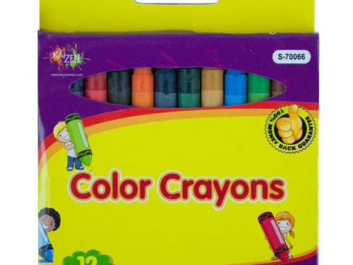 Color Crayons Set - Case of 24
