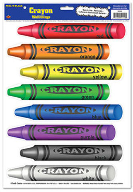 Crayons Peel 'N Place