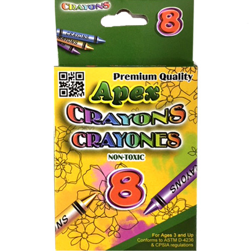 Premium Crayons - 8 Count