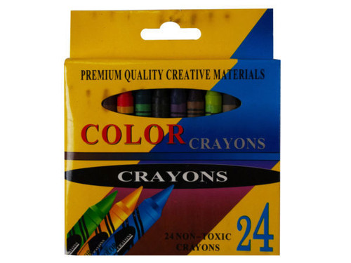 24 piece crayons - Case of 72