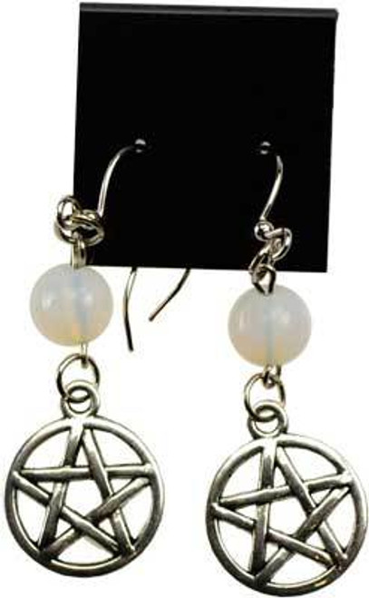 Opalite Pentagram earrings