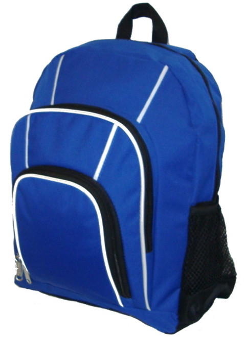 15" Classic Multi-Pocket Backpack - Blue