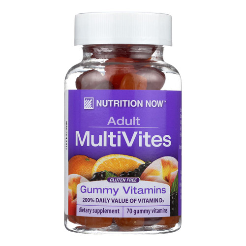 Nutrition Now Multi Vites Gummy Vitamins Fruit - 70 Gummies