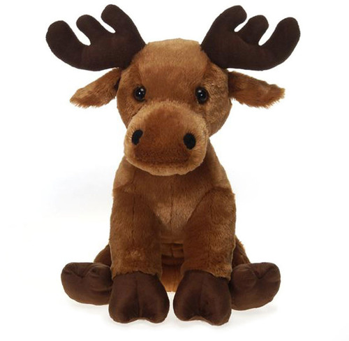 15" Sitting Moose Plush Toy