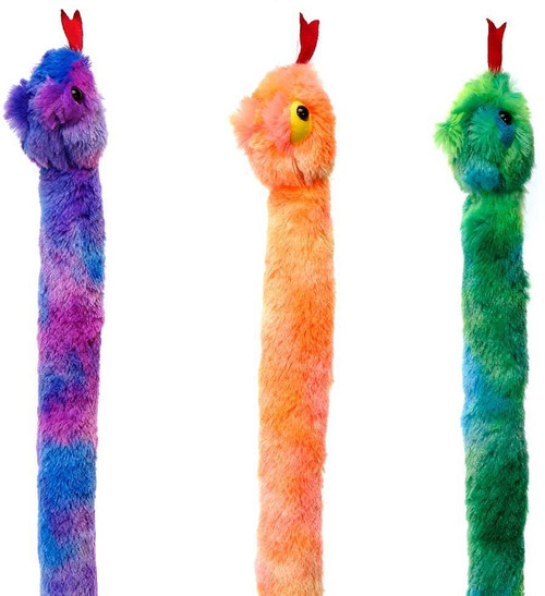 28" Tie Dye Snake Plush Toy - Assorted Colors