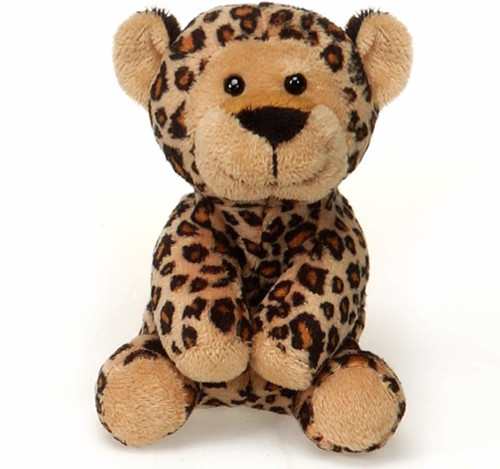 5" Lil' Buddies Sitting Leopard Plush Toy