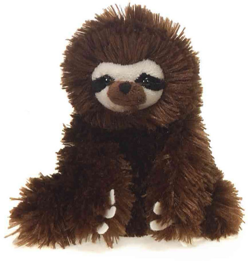5" Lil' Buddies Bean Bag Sitting Sloth Plush Toy