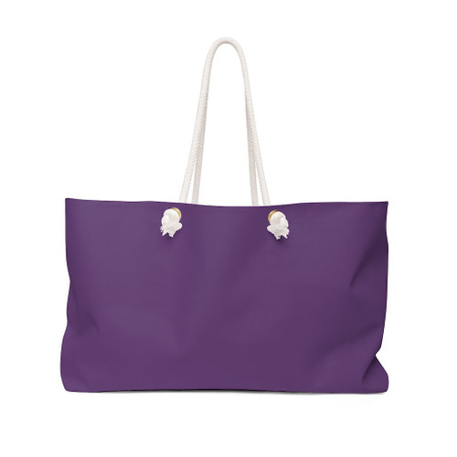 Purple Weekender Tote Bag