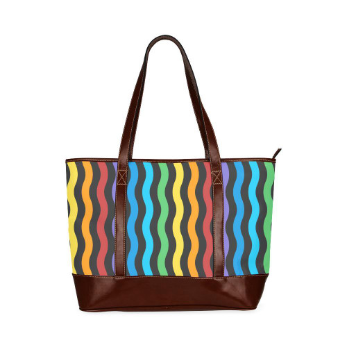 RAINBOW STRIPE Style Tote Bag