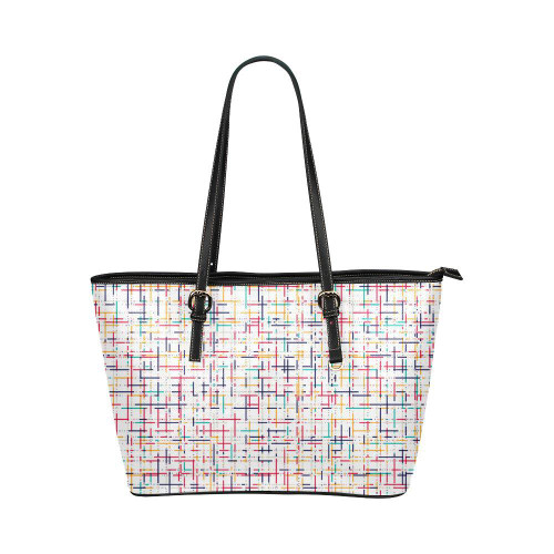 Tote Bags, White Colorful Stripes Style Bag