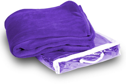Micro-Plush Fleece Blanket - Purple