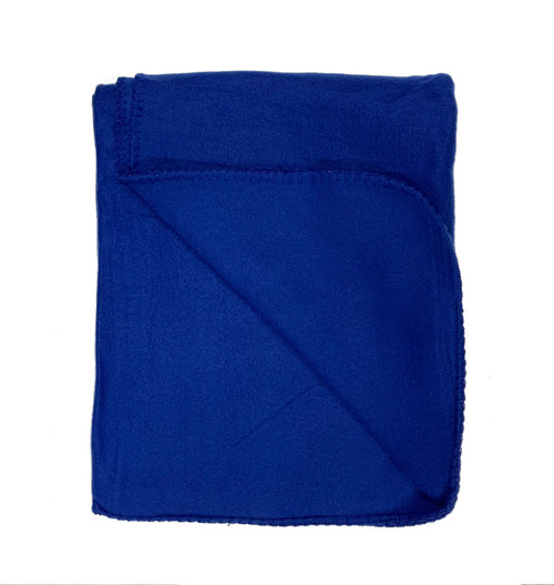 Fleece Blanket 49" x 63" - Blue