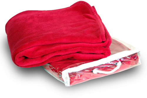 Micro-Plush Fleece Blanket - Red
