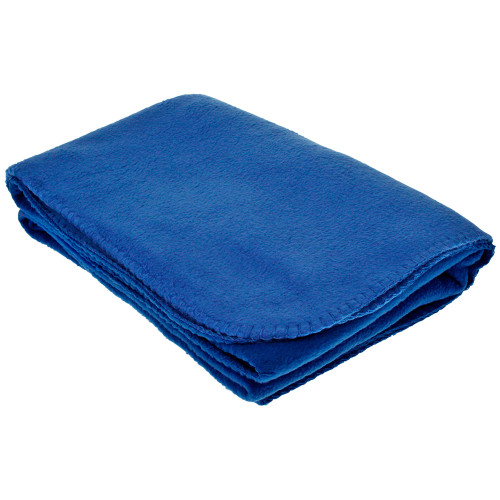 Bulk ct (20) TrailWorthy Fleece Blanket & Storage Bag 45" x 60" - Blue