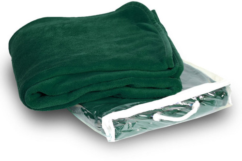Micro-Plush Fleece Blanket - Forest Green