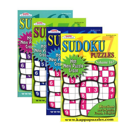 Bulk ct (24) KAPPA Sudoku Puzzles Book - Digest Size