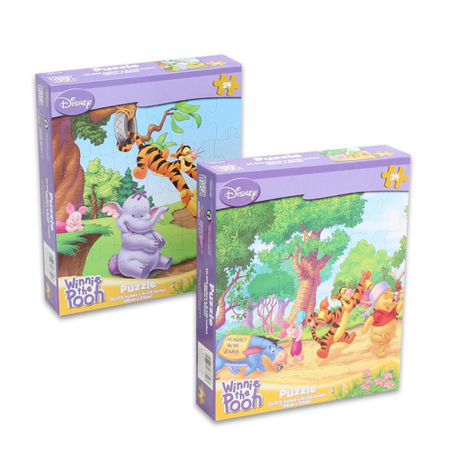 Assorted Winnie The Pooh Jigsaw Puzzle - 24 Pieces