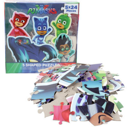 PJ Masks 5 24-Piece Puzzle Set